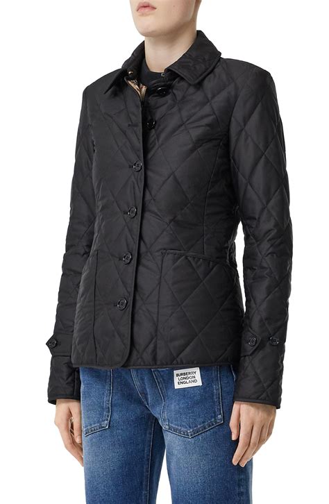 fernleigh thermoregulated diamond quilted jacket burberry|burberry fernleigh logo coat.